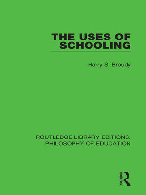 cover image of The Uses of Schooling